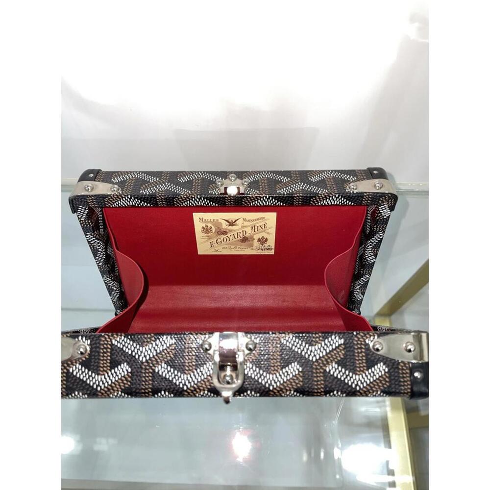 Goyard Navy Trunk Bag - Picture 6 of 7